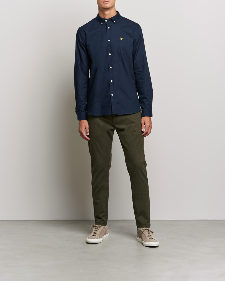 Herr | Skjortor | Lyle & Scott | Lightweight Oxford Shirt Navy