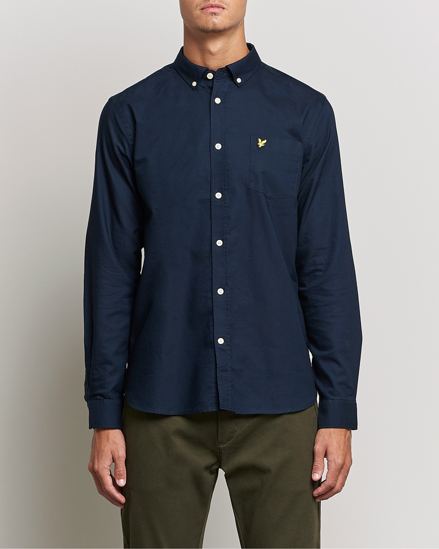 Herr | Casual | Lyle & Scott | Lightweight Oxford Shirt Navy