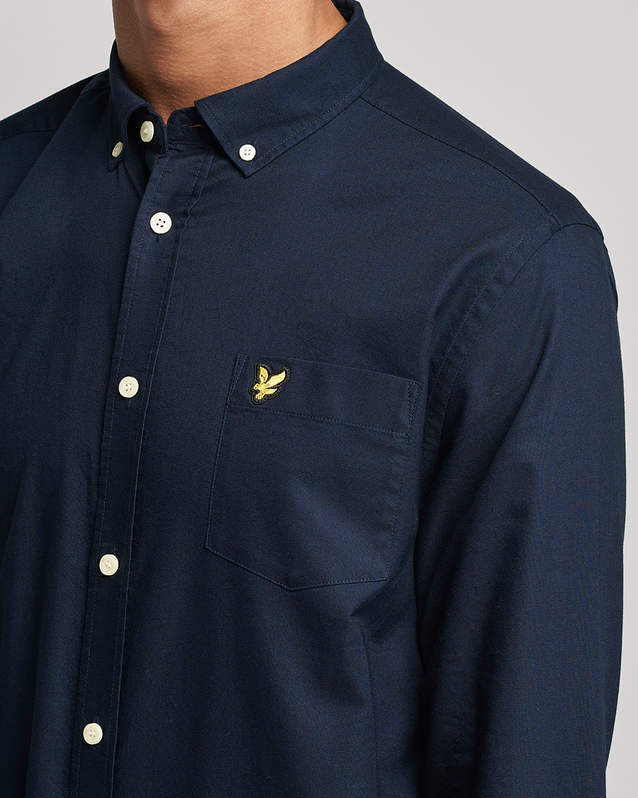 Herr | Skjortor | Lyle & Scott | Lightweight Oxford Shirt Navy