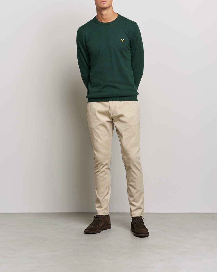 Herr | Byxor | Lyle & Scott | Chinos Stone