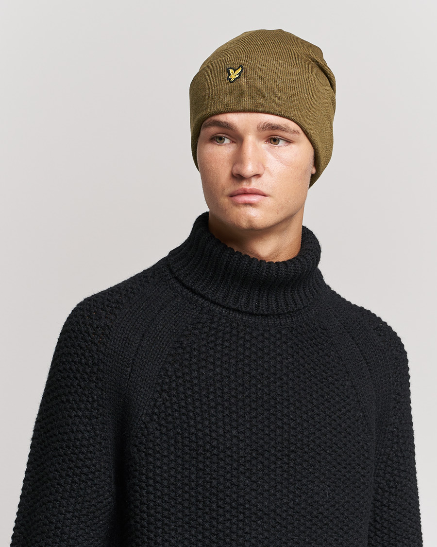 Herr | Lyle & Scott Beanie Olive | Lyle & Scott | Beanie Olive