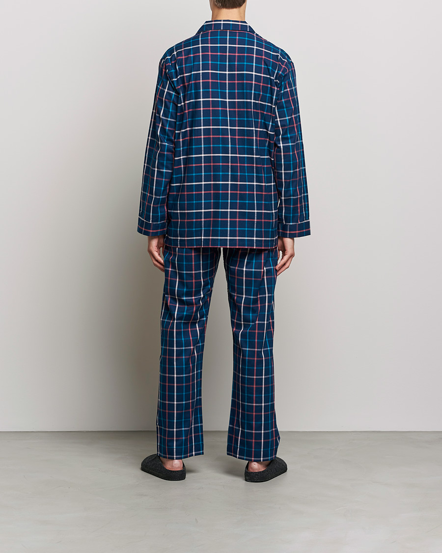 Herr | Pyjamas & Morgonrockar | Derek Rose | Checked Cotton Pyjama Set Multi