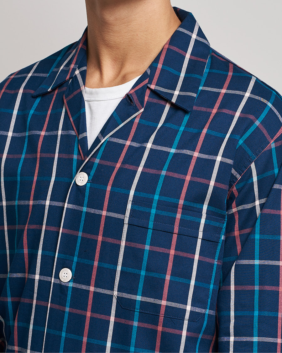 Herr | Pyjamas & Morgonrockar | Derek Rose | Checked Cotton Pyjama Set Multi