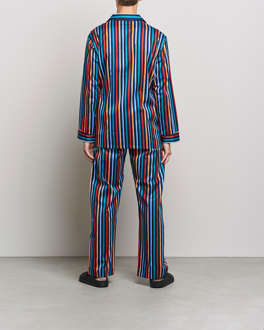 Herr | Pyjamas & Morgonrockar | Derek Rose | Striped Cotton Pyjama Set Multi