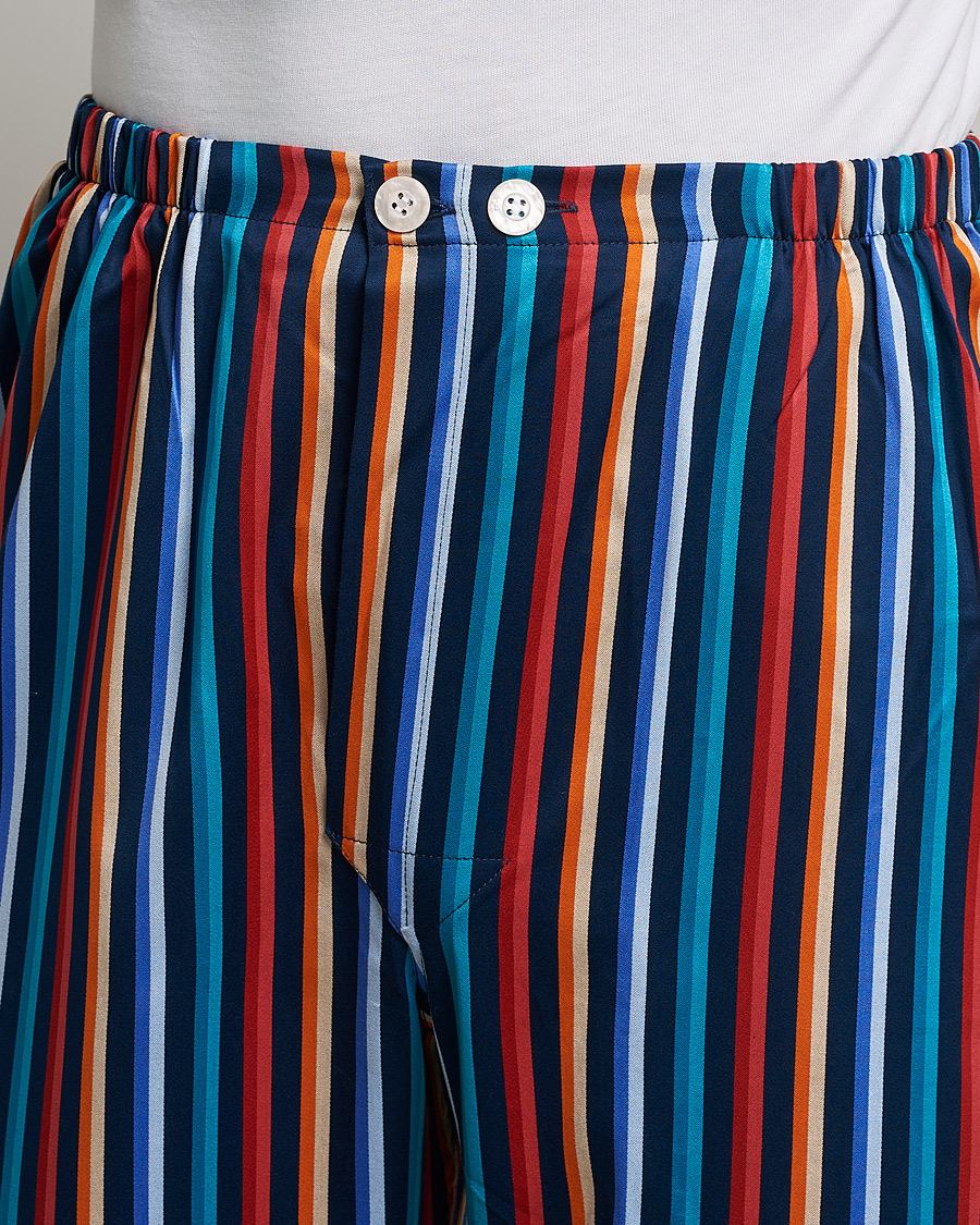 Herr | Pyjamas & Morgonrockar | Derek Rose | Striped Cotton Pyjama Set Multi