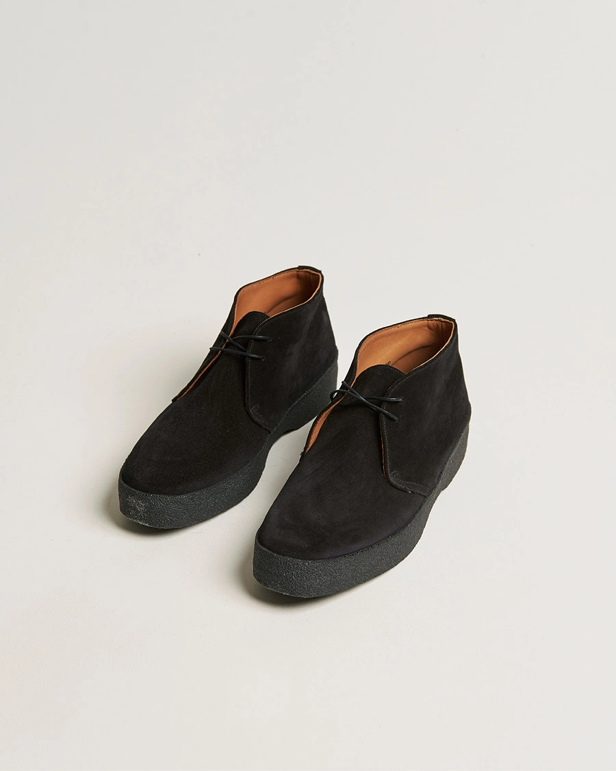 Herr | Svarta kängor | Sanders | Sam Chukka Boot Black Suede