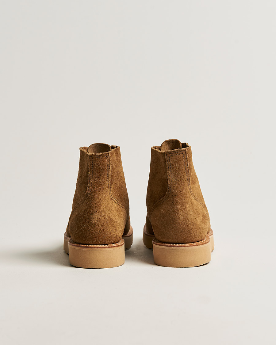 Herr | Sanders Wilson Unlined Apron Boot Tobacco Suede | Sanders | Wilson Unlined Apron Boot Tobacco Suede