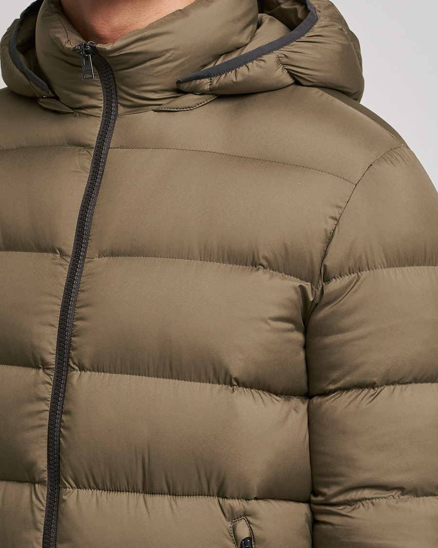 Herr | Jackor | Herno | Matt Nylon Down Jacket Military Green