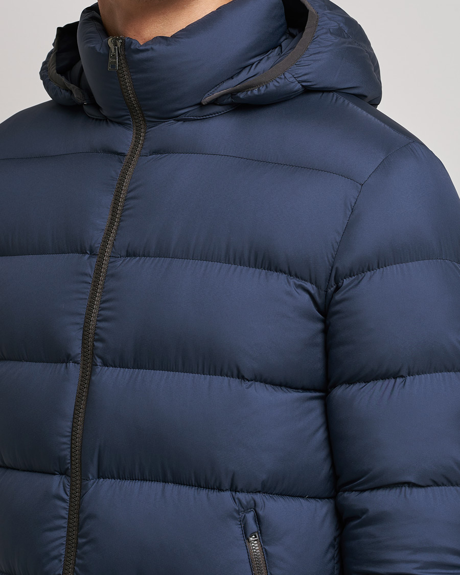 Herr | Jackor | Herno | Matt Nylon Down Jacket Navy