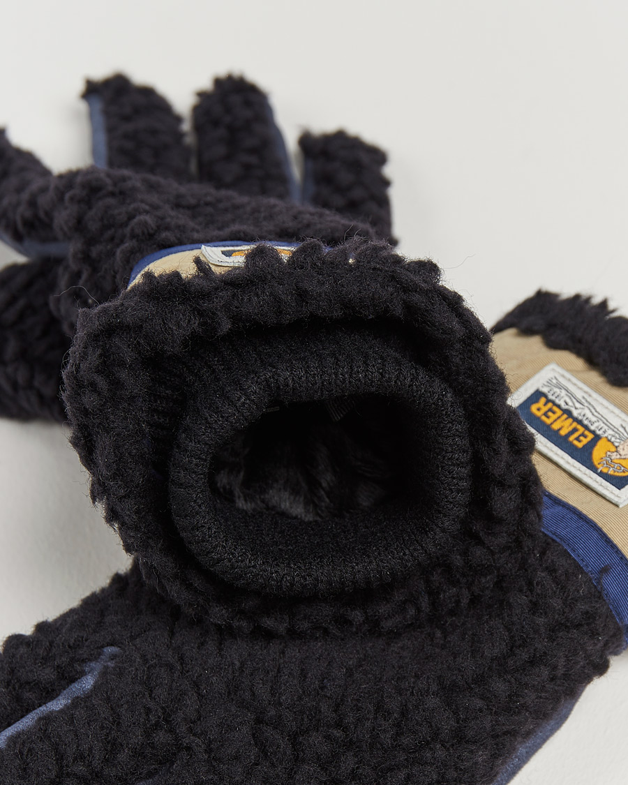 Herr | Elmer by Swany Sota Wool Teddy Gloves Black | Elmer by Swany | Sota Wool Teddy Gloves Black