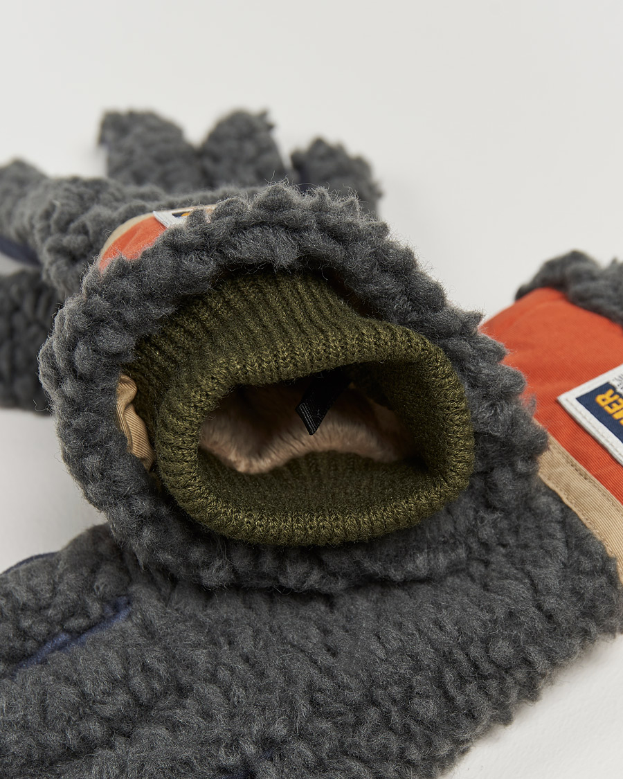 Herr |  | Elmer by Swany | Sota Wool Teddy Gloves Khaki