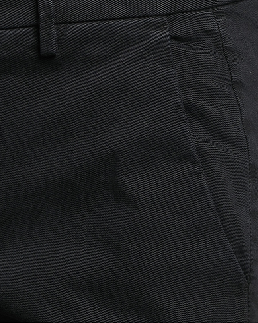 Herr | Byxor | Briglia 1949 | Slim Fit Cotton Stretch Chino Black