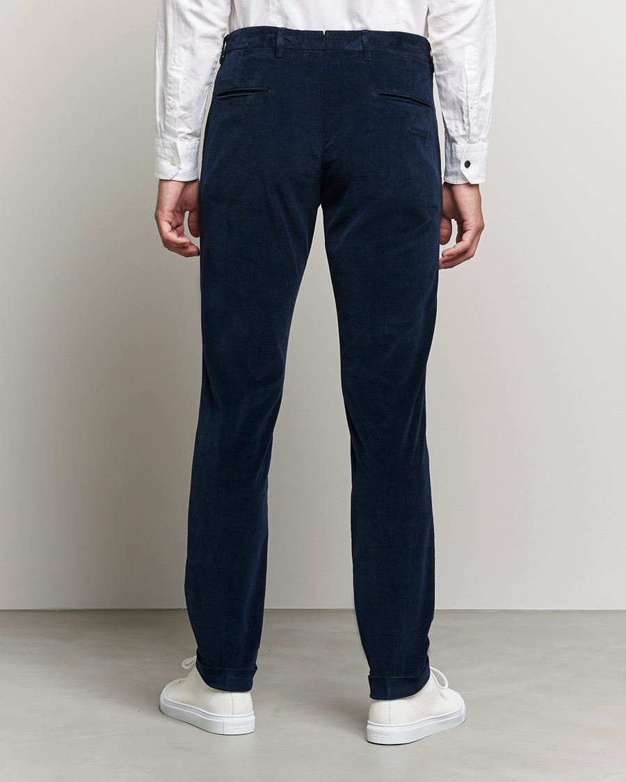 Herr | Byxor | Briglia 1949 | Slim Fit Corduroy Trousers Navy