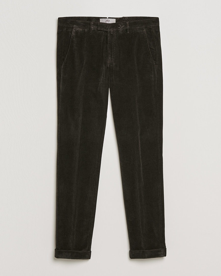 Herr | Byxor | Briglia 1949 | Slim Fit Corduroy Trousers Dark Brown