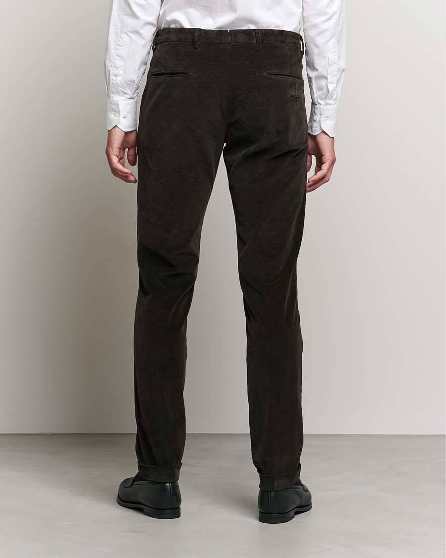 Herr | Byxor | Briglia 1949 | Slim Fit Corduroy Trousers Dark Brown