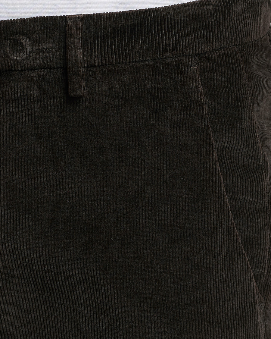 Herr | Byxor | Briglia 1949 | Slim Fit Corduroy Trousers Dark Brown