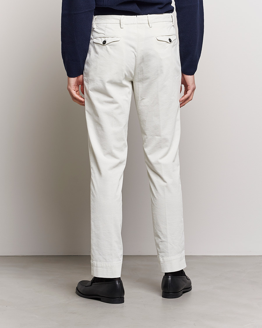 Herr | Byxor | Briglia 1949 | Easy Fit Corduroy Trousers Off White