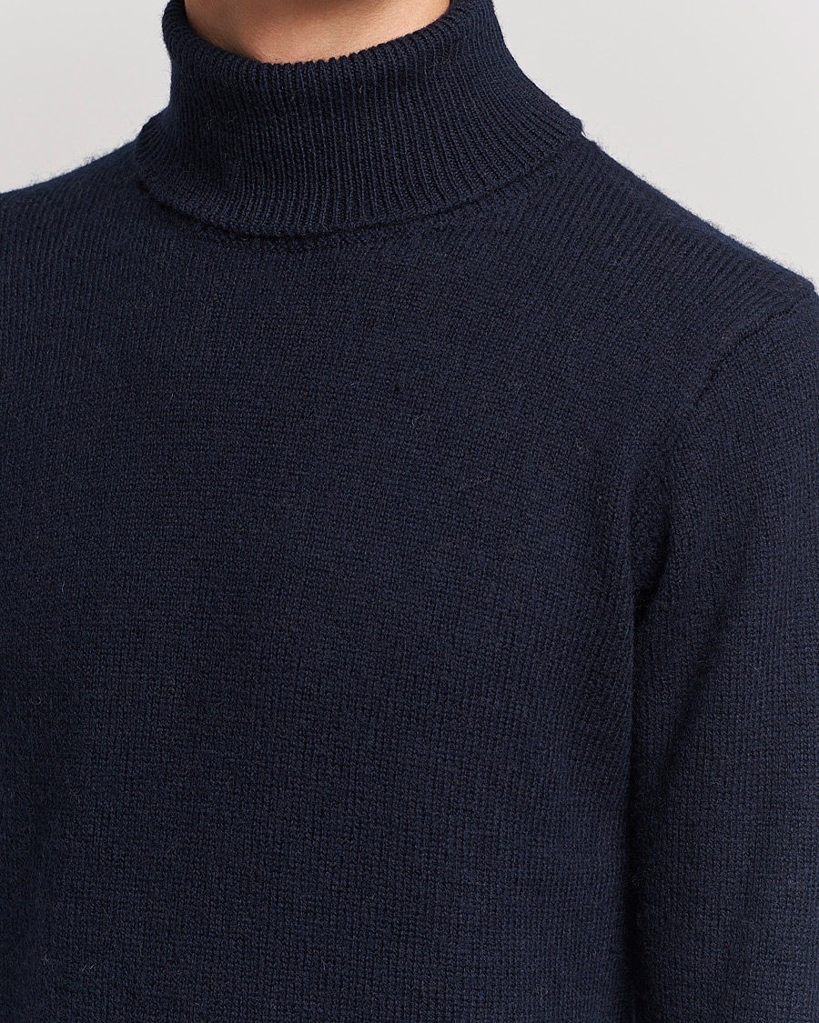 Herr | Tröjor | Peregrine | Maker's Stitch Merino Polo Navy