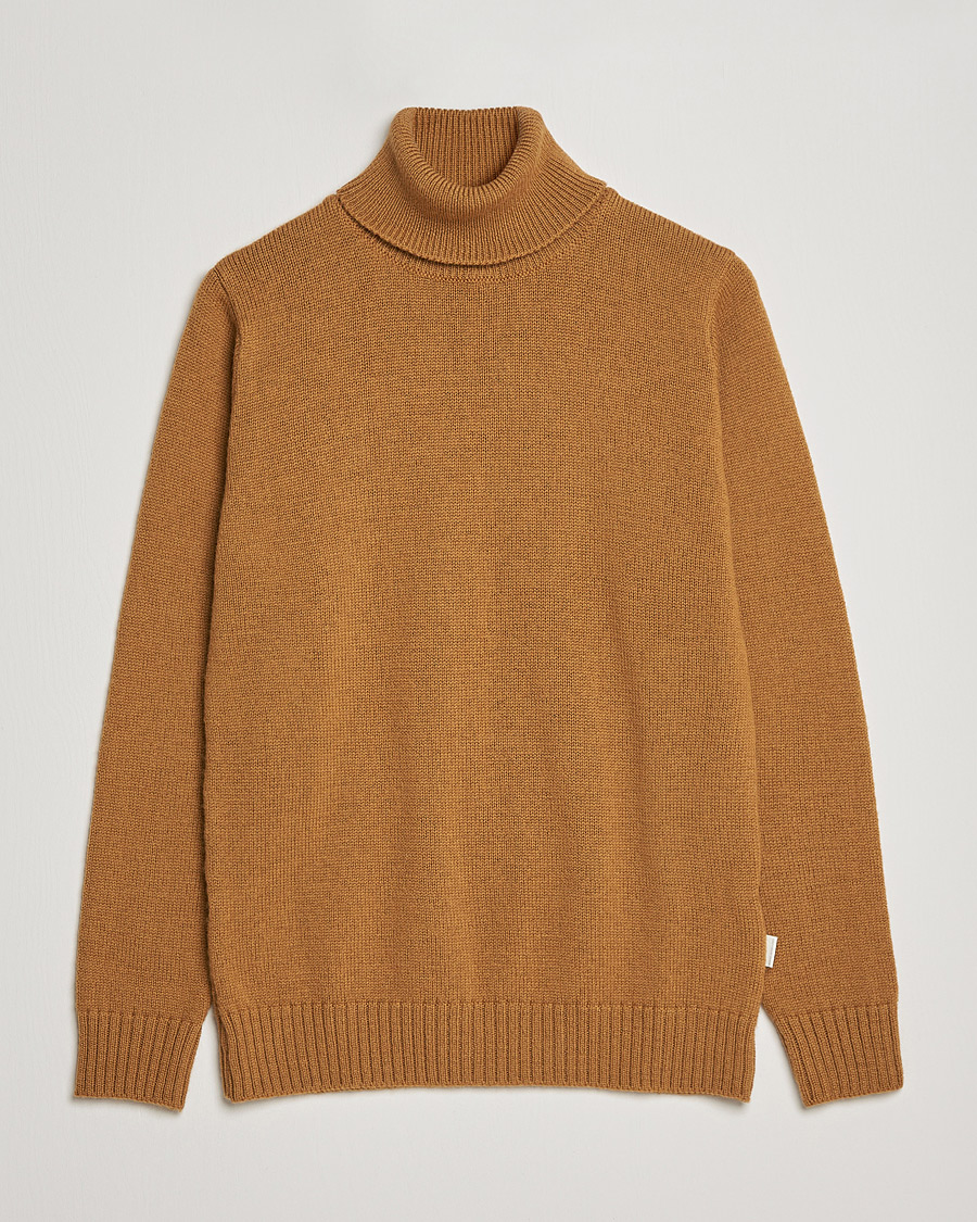 Herr | Tröjor | Peregrine | Maker´s Stitch Merino Polo Wheat