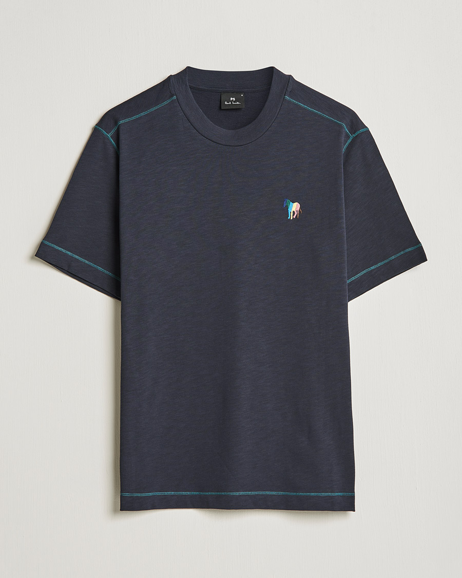 Herr | T-Shirts | PS Paul Smith | Zebra Organic Cotton T-Shirt Navy