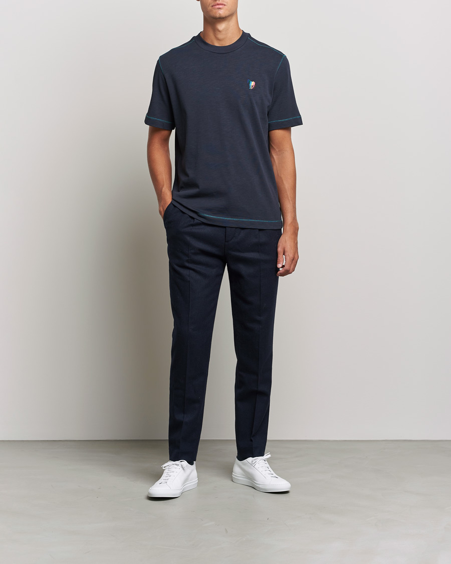 Herr | T-Shirts | PS Paul Smith | Zebra Organic Cotton T-Shirt Navy