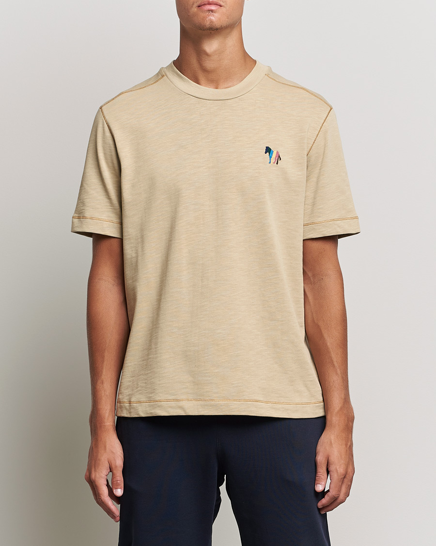 Herr | T-Shirts | PS Paul Smith | Zebra Organic Cotton T-Shirt Sand