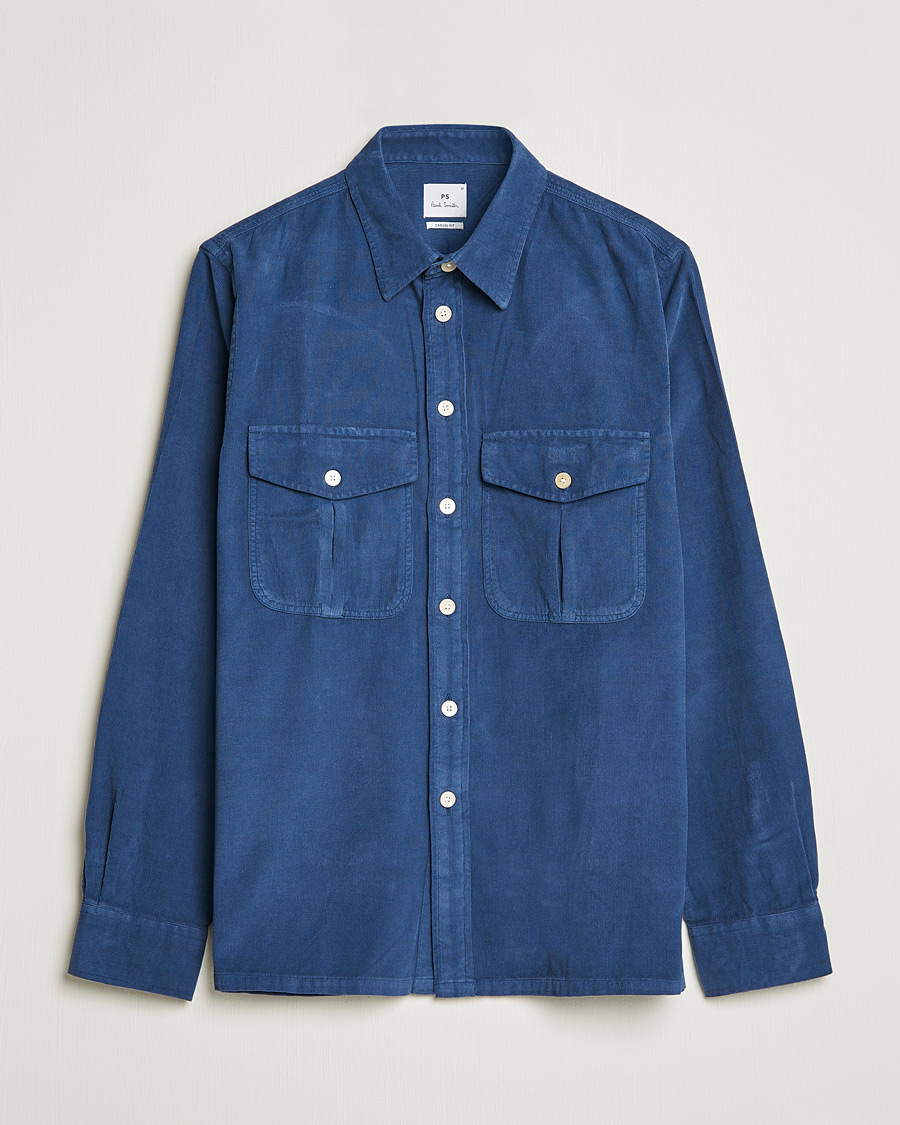 Herr | Skjortor | PS Paul Smith | Casual Fit Cotton Shirt Navy
