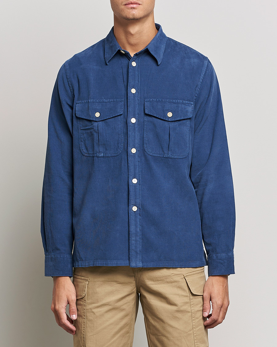 Herr | Skjortor | PS Paul Smith | Casual Fit Cotton Shirt Navy