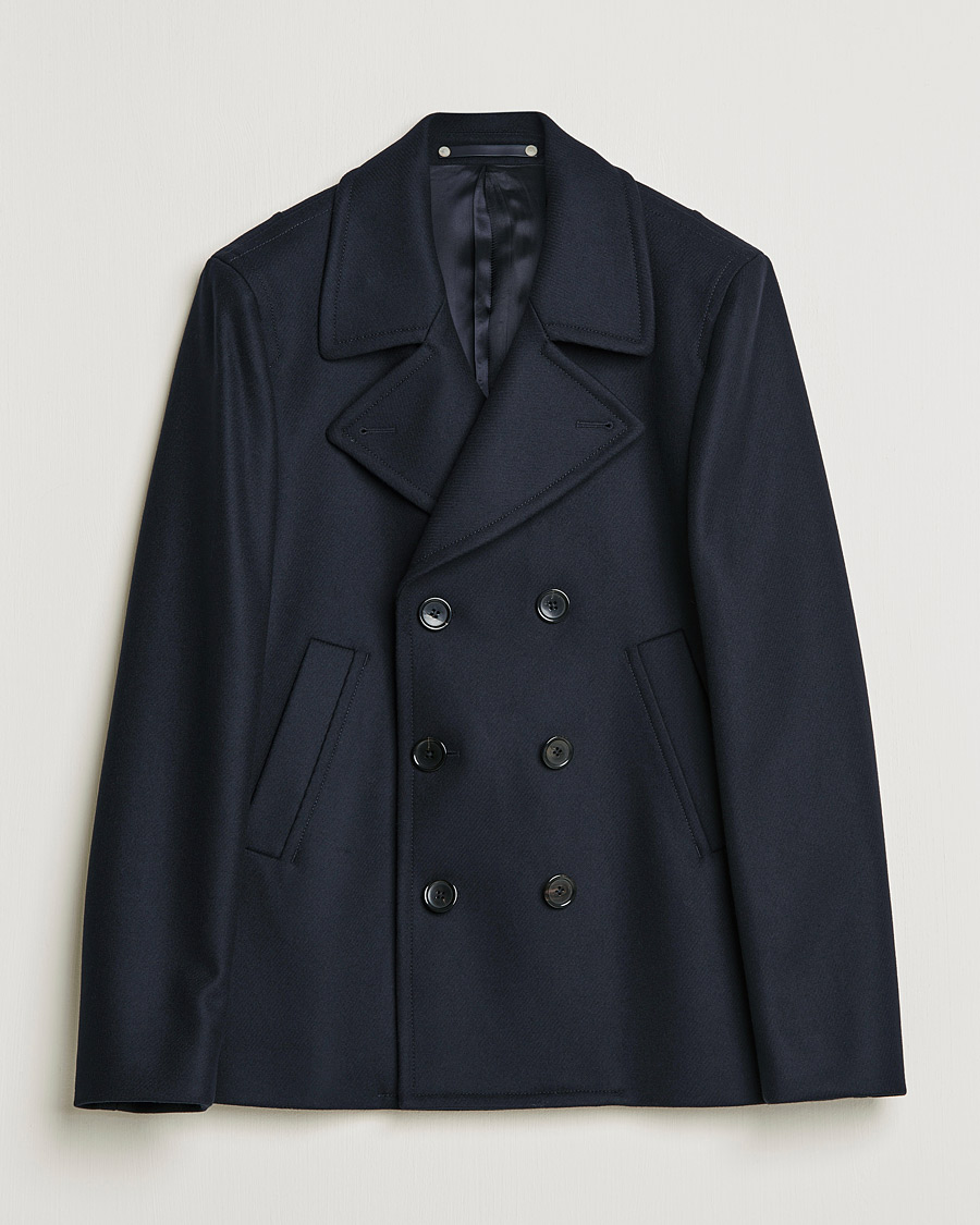 Herr | Jackor | PS Paul Smith | Wool Peacoat Navy