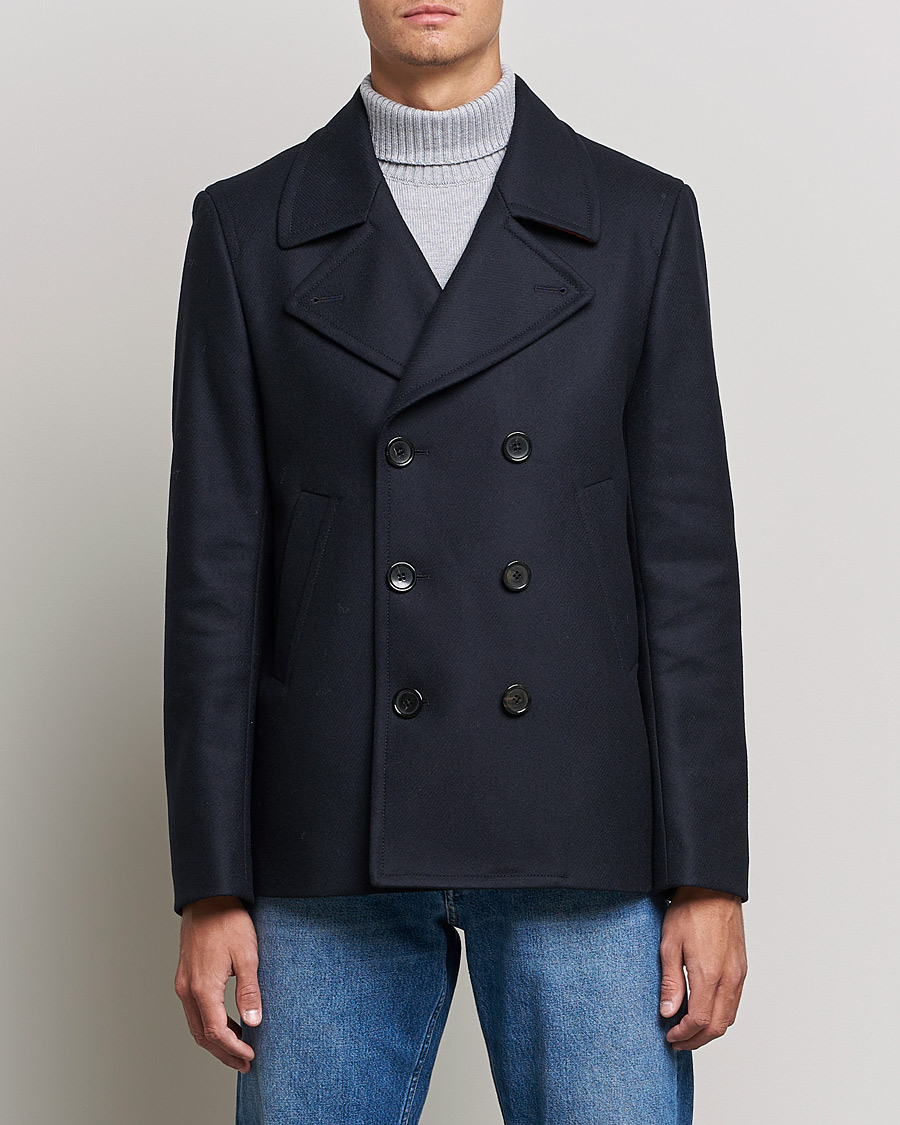 Herr | Jackor | PS Paul Smith | Wool Peacoat Navy