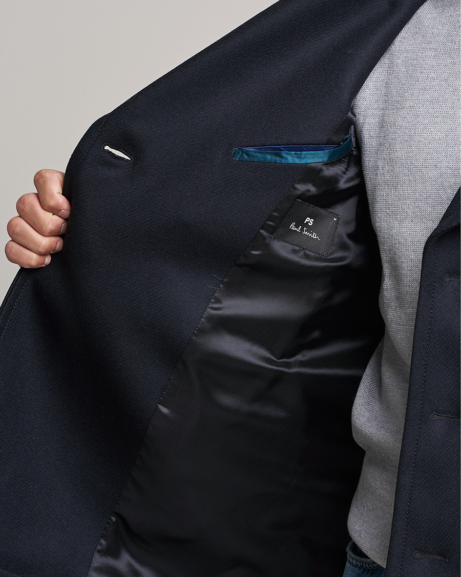 Herr | Jackor | PS Paul Smith | Wool Peacoat Navy