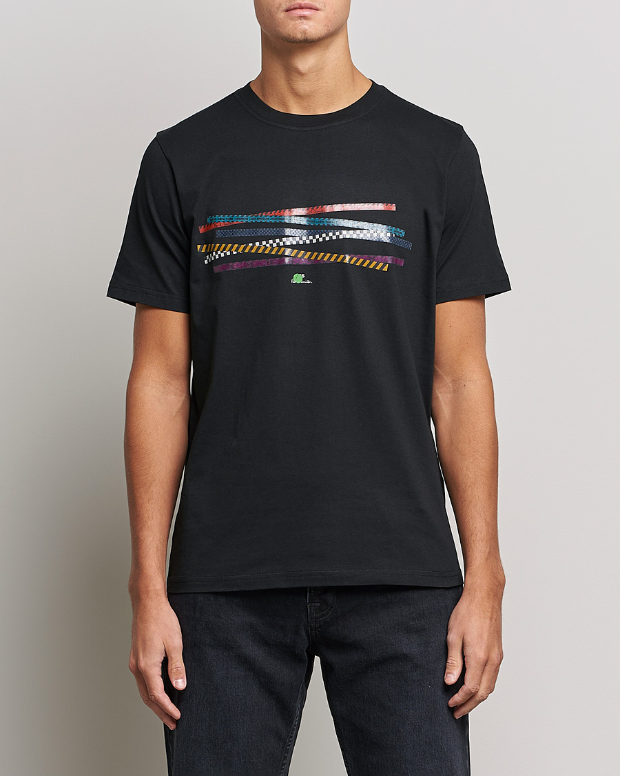 Herr | PS Paul Smith | PS Paul Smith | Tapes Cotton T-Shirt Black