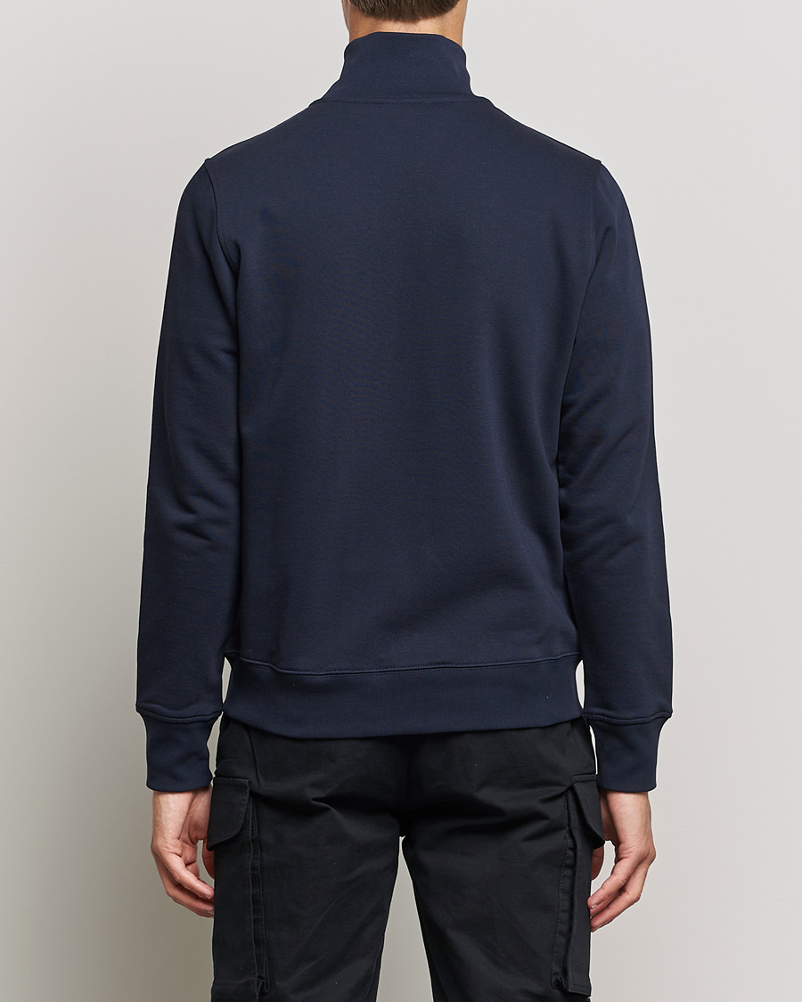 Herr | Tröjor | PS Paul Smith | Organic Cotton Zebra Full Zip Sweater Navy