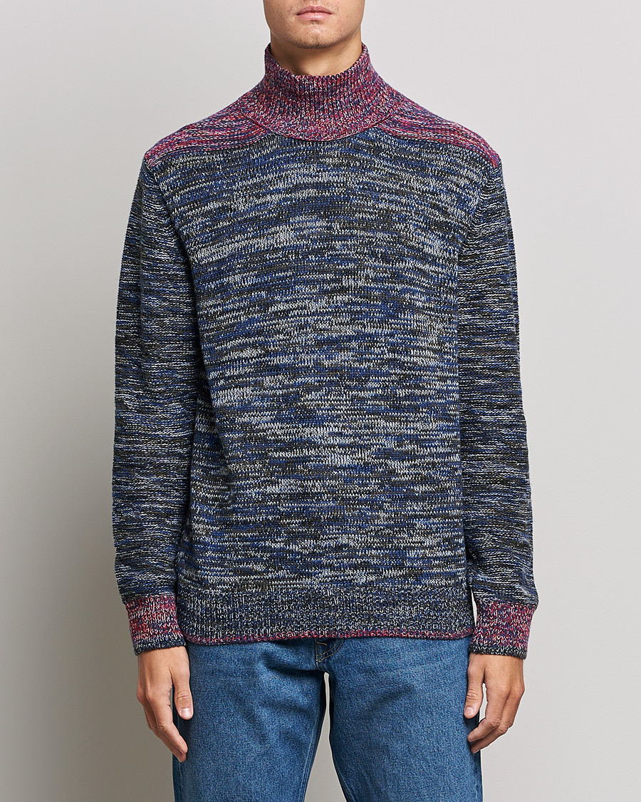 Herr | Tröjor | PS Paul Smith | Knitted Roll Neck Green
