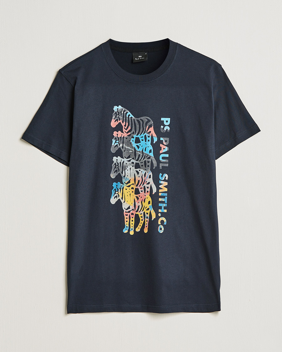 Herr | T-Shirts | PS Paul Smith | Zebra T-Shirt Navy