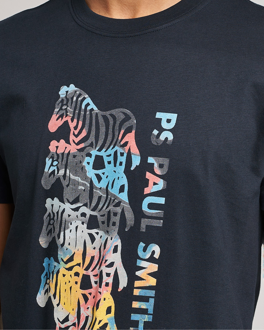 Herr | T-Shirts | PS Paul Smith | Zebra T-Shirt Navy