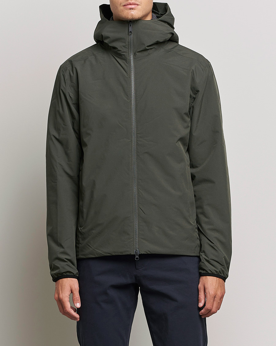 Herr |  | Scandinavian Edition | Nimbus Padded Hood Jacket Dark Olive