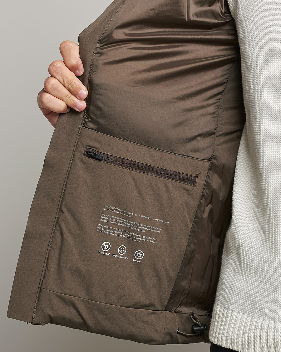 Herr | Jackor | Scandinavian Edition | Torrent Hooded Puffer Jacket Major Brown