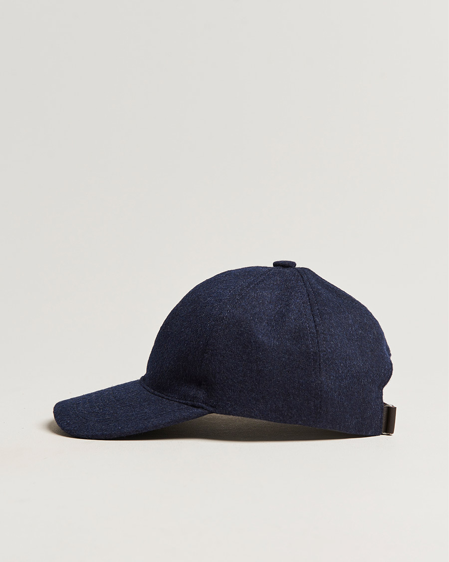 Herr | Hattar & kepsar | Varsity Headwear | Cashmere Soft Front Baseball Cap Royal Blue