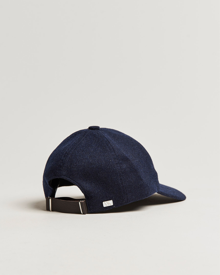 Herr | Hattar & kepsar | Varsity Headwear | Cashmere Soft Front Baseball Cap Royal Blue