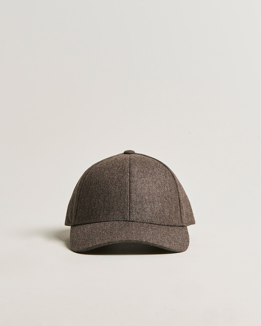 Herr |  | Varsity Headwear | Flannel Baseball Cap Taupe Brown