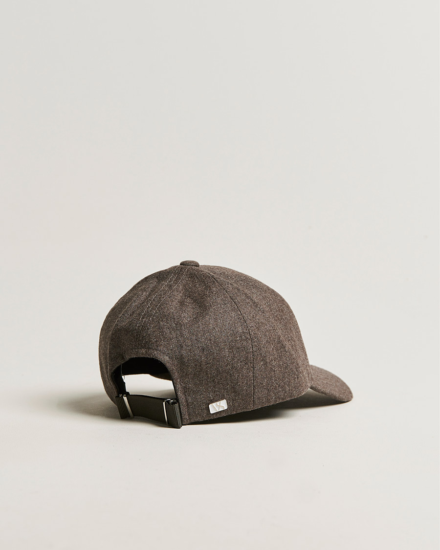 Herr | Varsity Headwear Flannel Baseball Cap Taupe Brown | Varsity Headwear | Flannel Baseball Cap Taupe Brown