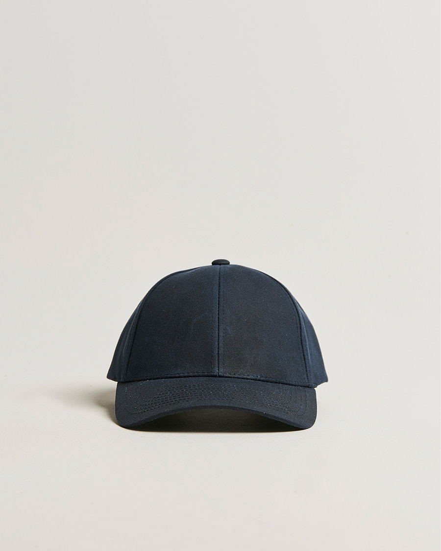 Herr | Kepsar | Varsity Headwear | Oilskin Baseball Cap Navy