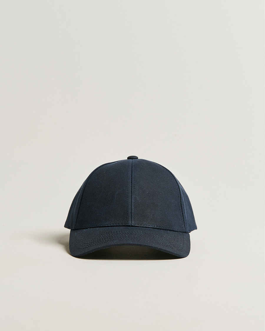 Herr | Varsity Headwear Oilskin Baseball Cap Navy | Varsity Headwear | Oilskin Baseball Cap Navy