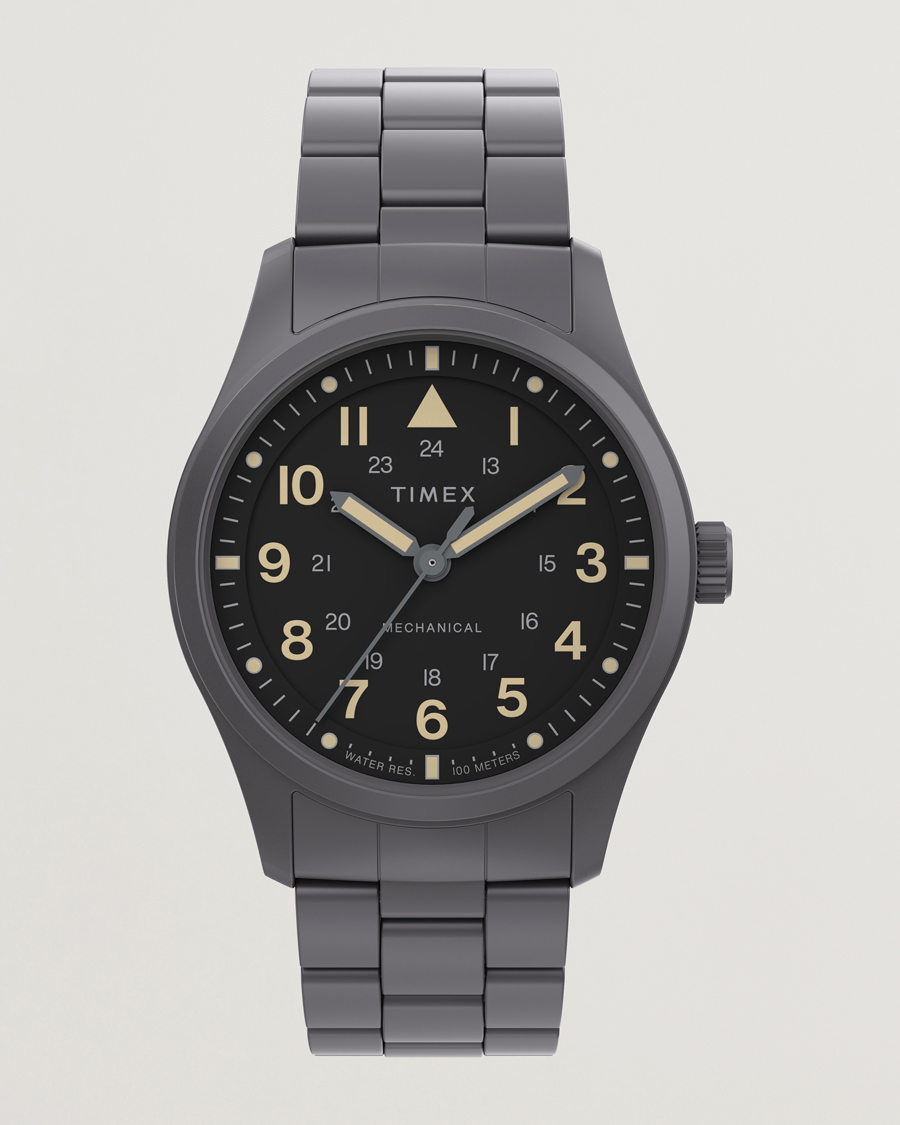 Herr | Timex Field Post Mechanical Watch 38mm Gunmetal Finish | Timex | Field Post Mechanical Watch 38mm Gunmetal Finish