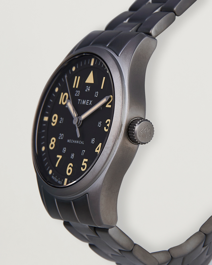 Herr | Timex Field Post Mechanical Watch 38mm Gunmetal Finish | Timex | Field Post Mechanical Watch 38mm Gunmetal Finish