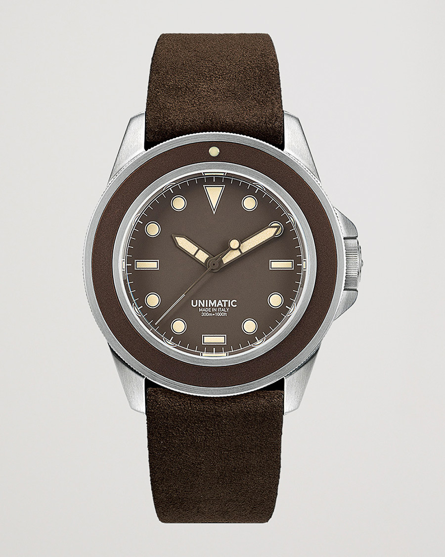 Herr | UNIMATIC Modello Uno Divers Watch Mocha Brown | UNIMATIC | Modello Uno Divers Watch Mocha Brown