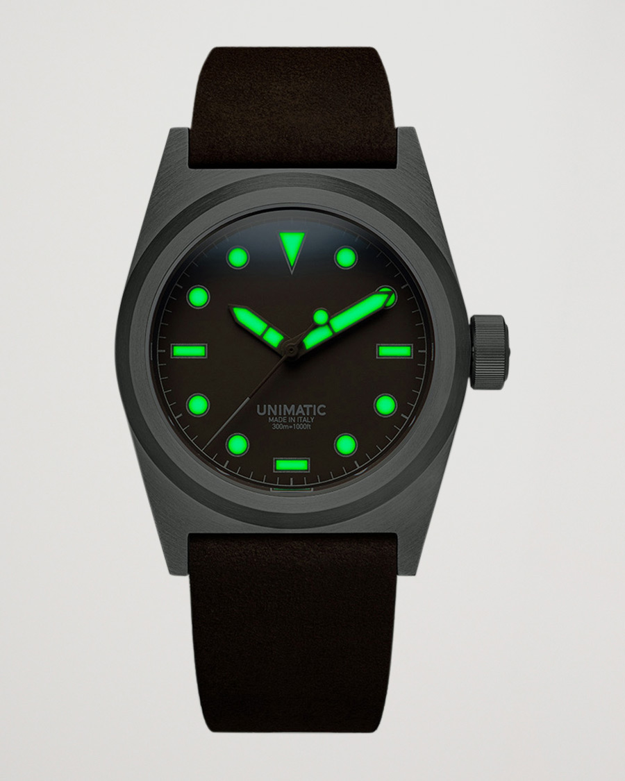 Herr | UNIMATIC Modello Due Field Watch Mocha Brown | UNIMATIC | Modello Due Field Watch Mocha Brown