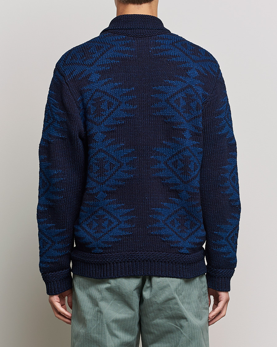 Herr | Tröjor | BEAMS PLUS | Cowichan Cardigan Navy