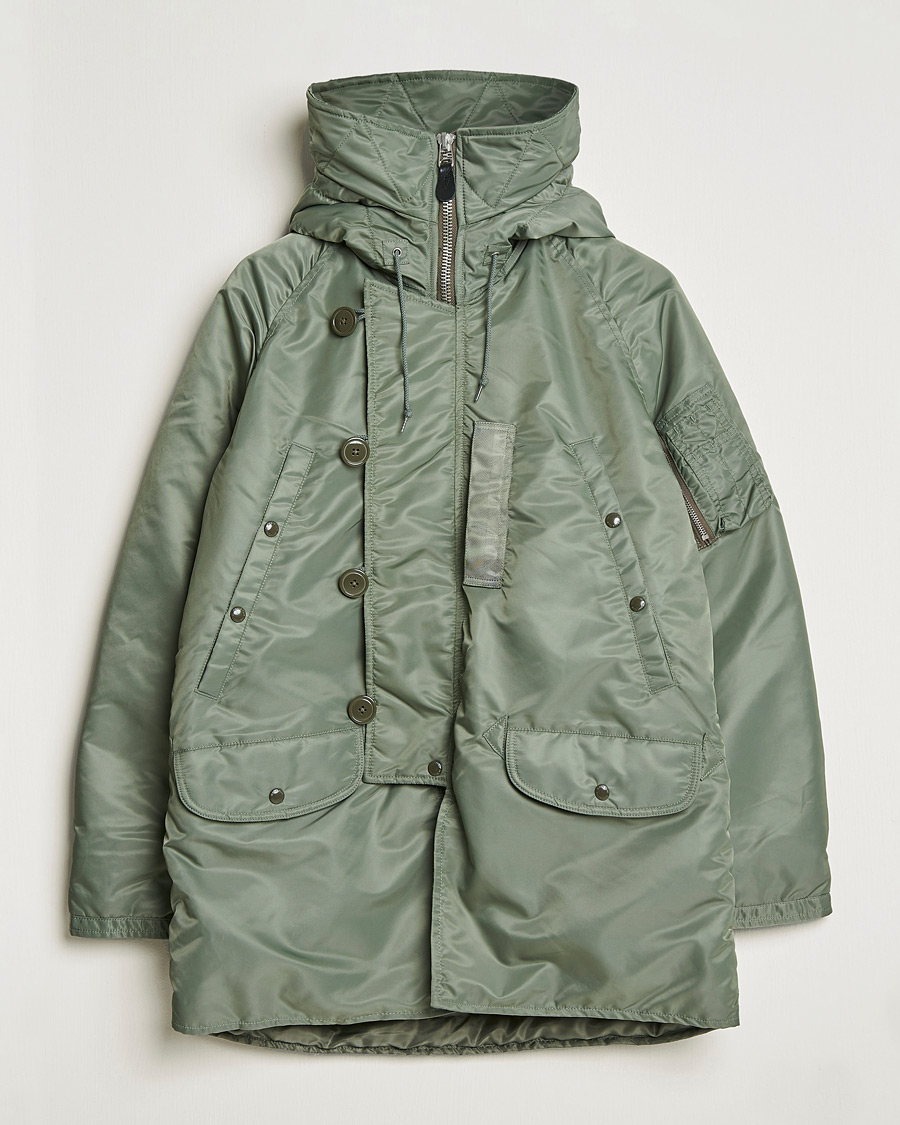 Herr | Jackor | BEAMS PLUS | MIL Type N-3B Parka Sage